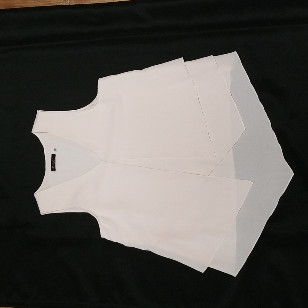 FYLO blush pink layered top